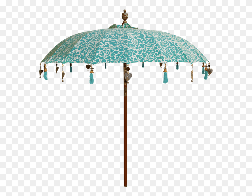 581x592 Prada Turquoise Terrace Size Large Bali Shopping Temple Umbrella, Lamp, Patio Umbrella, Garden Umbrella HD PNG Download