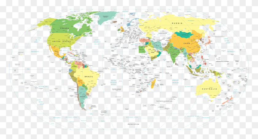 8669x4400 Prague On World Map White Background Stock Illustration Map Of The World, Diagram, Plot, Atlas HD PNG Download