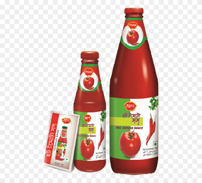 482x700 Pran Hot Tomato Sauce, Label, Text, Ketchup HD PNG Download