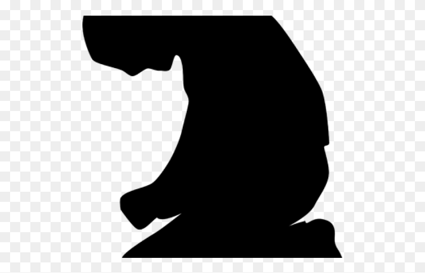 517x481 Pray Clipart Silhouette Person On Their Knees Silhouette, Gray, World Of Warcraft HD PNG Download