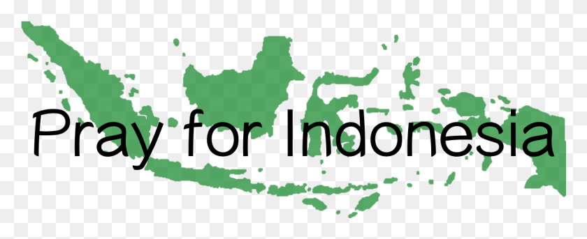 1253x455 Молитесь За Индонезию Карта Индонезии Мультфильм, Текст Hd Png Скачать