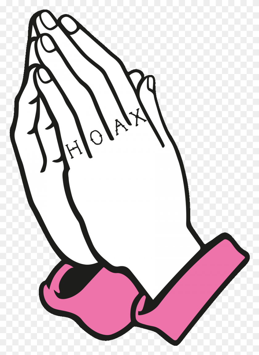 845x1182 Pray Praying Hands Sticker By Saint Hoax Animated Prayer Hand Gif, Finger HD PNG Download