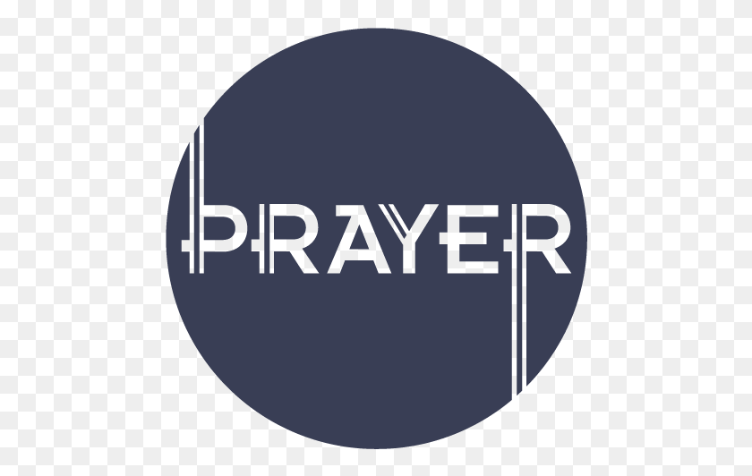 472x472 Prayer Midnight Blue Logo Rgb 10 Circle, Text, Symbol, Trademark HD PNG Download