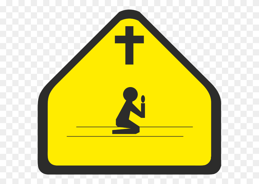 597x538 Prayer Zone, Symbol, Road Sign, Sign HD PNG Download