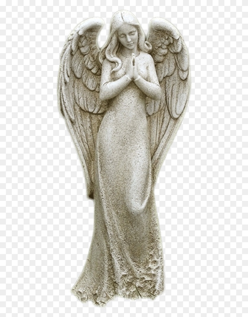 461x1013 Молящийся Ангел Статуи Ангелов, Статуя, Скульптура Hd Png Скачать