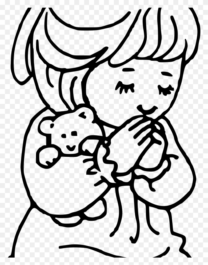 834x1081 Praying Angel Child Believe Icon Vector Symbol Royalty Colouring Images Of Prayer, Gray, World Of Warcraft HD PNG Download