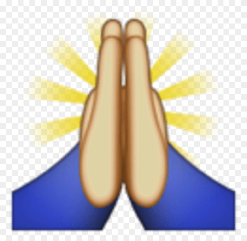 971x948 Praying Hands Emoji, Light, Invertebrate, Animal HD PNG Download