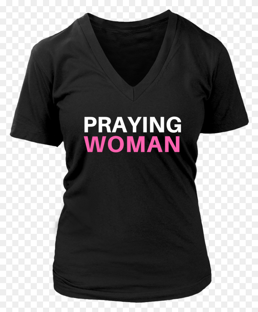 836x1023 Praying Woman V Neck Active Shirt, Clothing, Apparel, Sleeve HD PNG Download