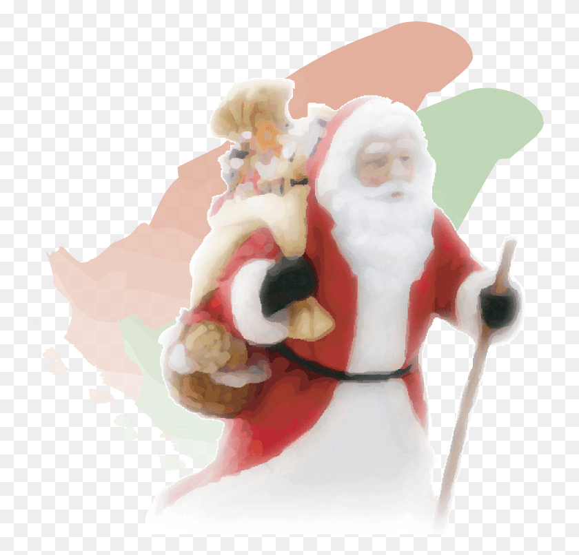 738x746 Pre Nol Santa Claus, Figurine, Snowman, Winter HD PNG Download