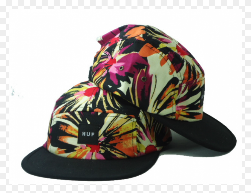 801x602 Pre Order Huf Floral Warm Messenger Strapback Hat Collection Baseball Cap, Clothing, Apparel, Cap HD PNG Download