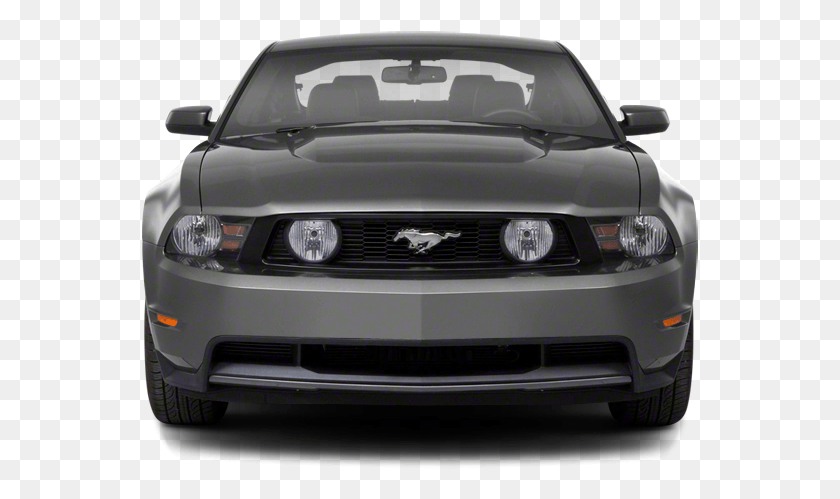 557x439 Pre Owned 2012 Ford Mustang 2d Coupe Car Front View, Car, Vehicle, Transportation HD PNG Download