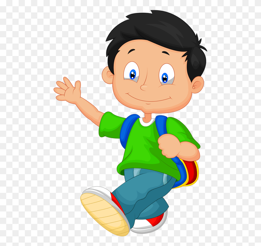 497x731 Pre Primary Clipart School Boy Cartoon, Person, Human, Toy HD PNG Download