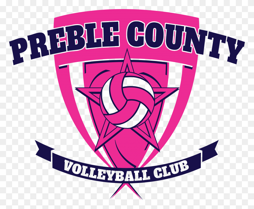 3583x2905 Descargar Png / Emblema Del Club De Voleibol Del Condado De Preble, Logotipo, Símbolo, Marca Registrada Hd Png