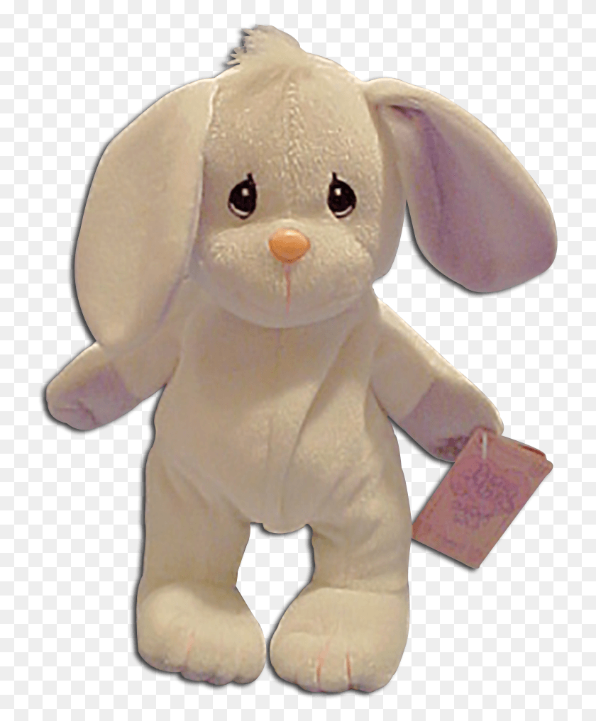 735x957 Precious Moments Tender Tail Bean Bag Plush White Bunny Stuffed Toy, Figurine, Doll HD PNG Download