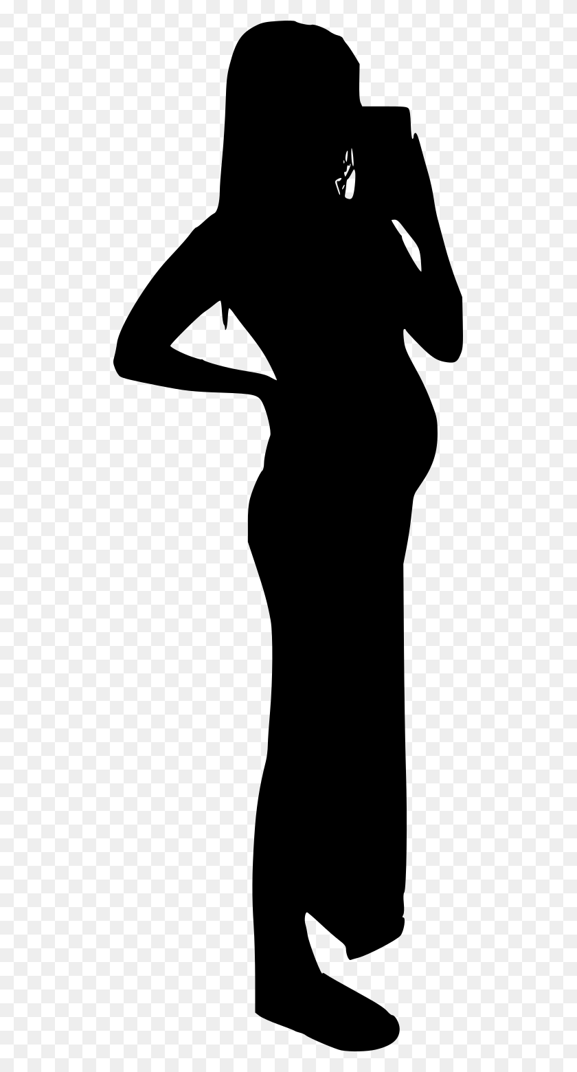 509x1500 Pregnant Vector Umbrella Silhouette Clip Art Free Silhouette Pregnant Transparent, Gray, World Of Warcraft HD PNG Download