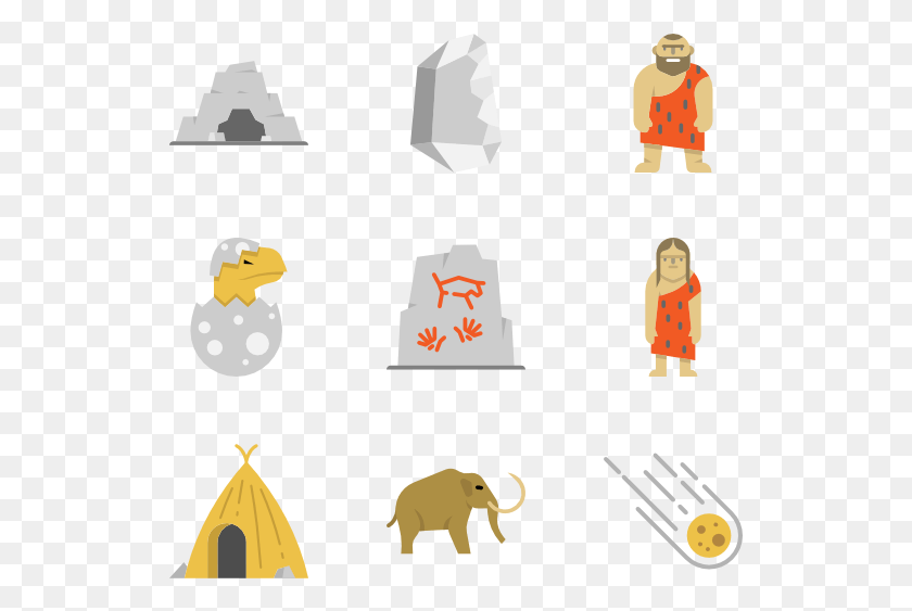 529x503 Prehistoric Age Collection, Poster, Advertisement, Elephant HD PNG Download