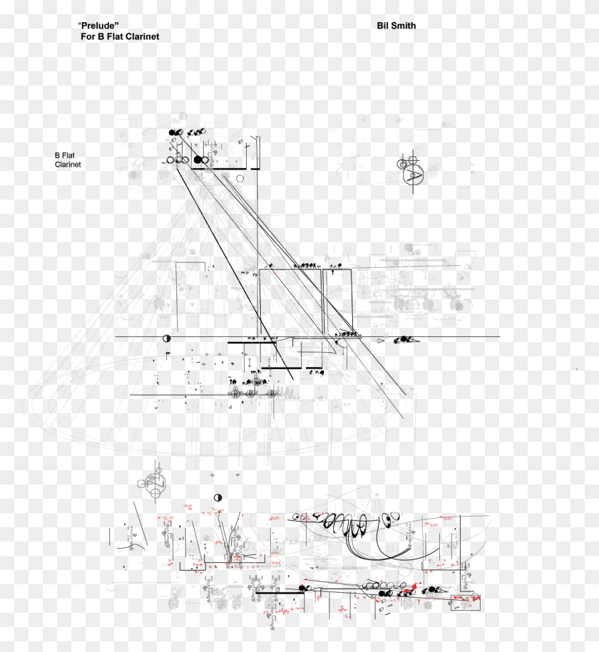1451x1592 Prelude For B Flat Clarinet Technical Drawing, Lighting, Spoke, Machine HD PNG Download