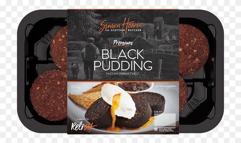 723x438 Premium Black Pudding 300g Chocolate, Person, Dessert, Food HD PNG Download