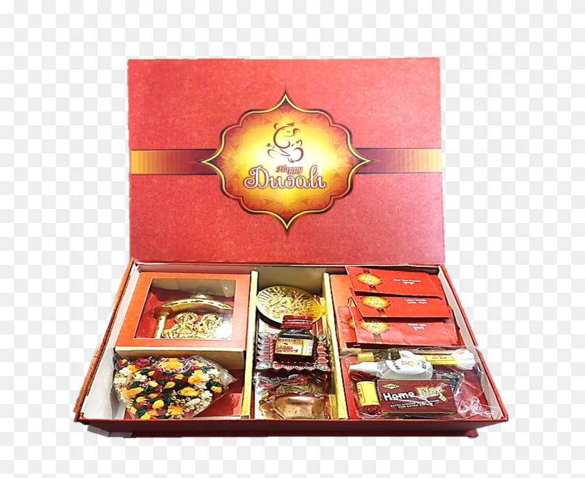 700x626 Descargar Png Caja De Regalo De Diwali Premium Diwali Pooja, Treasure, Máquina De Juego De Arcade Hd Png