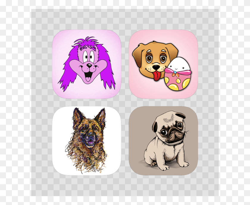 630x630 Premium Dog Stickers Pack On The App Store Cartoon, Pet, Animal, Canine HD PNG Download
