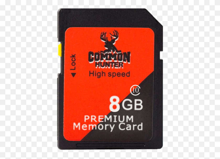 409x546 Premium Sd Memory Card For Trail Cameras Orange, Electronics, Text, Paper HD PNG Download