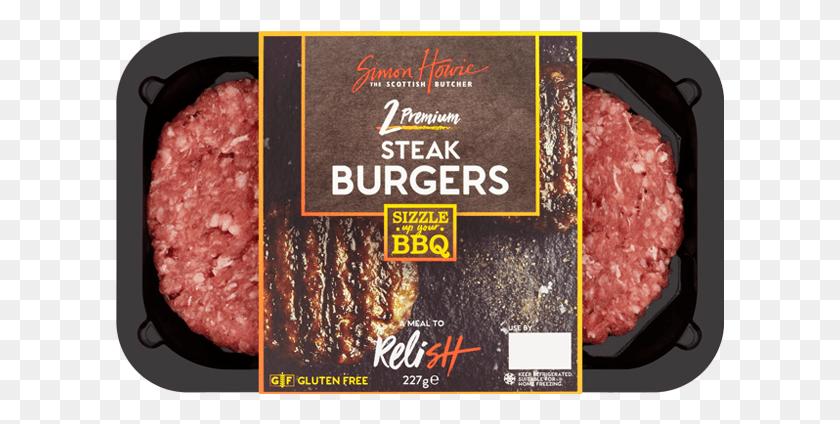 609x364 Premium Steak Burgers 227g Sujuk, Advertisement, Poster, Menu HD PNG Download