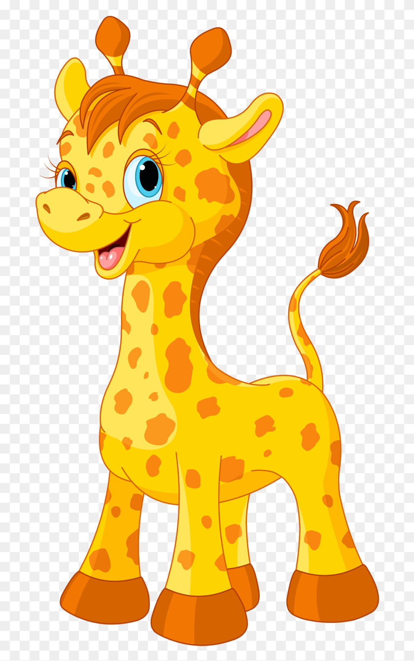 700x1281 Преобразованный Милый Жираф, Животное, Млекопитающее, Домашнее Животное, Hd Png Скачать