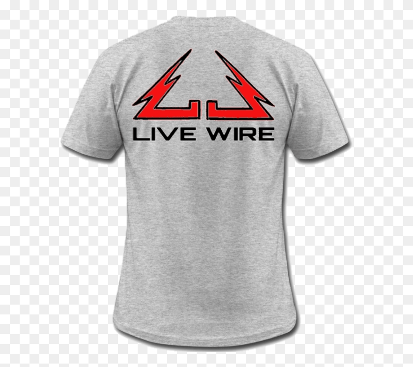 597x687 Preorder Live Wire Lightning Logo T Shirt Qr Code Scan Me, Clothing, Apparel, T-shirt HD PNG Download