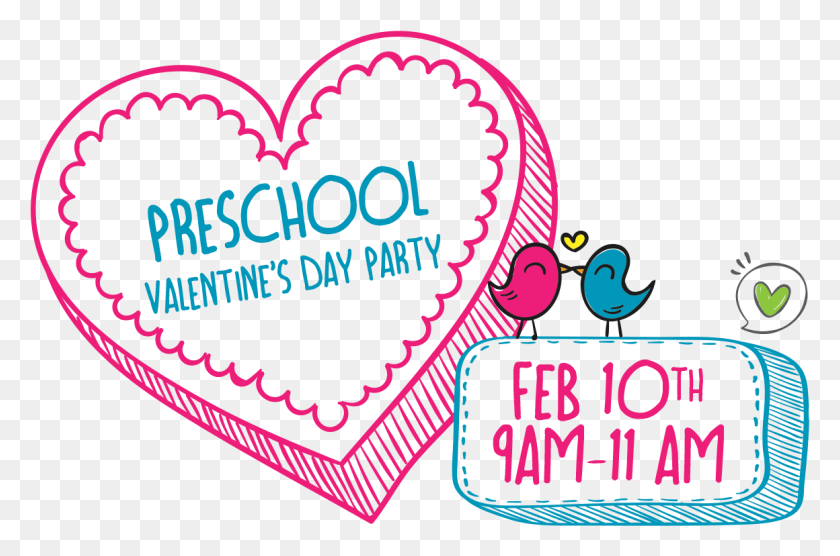 1160x739 Preschool Valentine Party Valentines Day Party Preschool, Text, Heart, Paper HD PNG Download