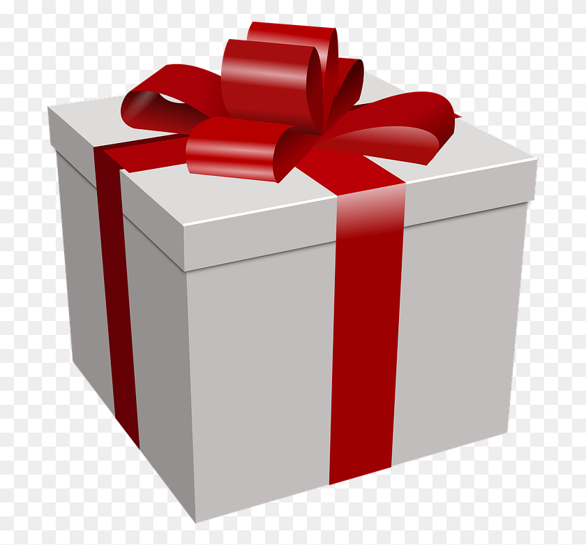 705x721 Present Box Dole Favor Gift Valentine Wedding Gift Box Clip Art, Mailbox, Letterbox HD PNG Download