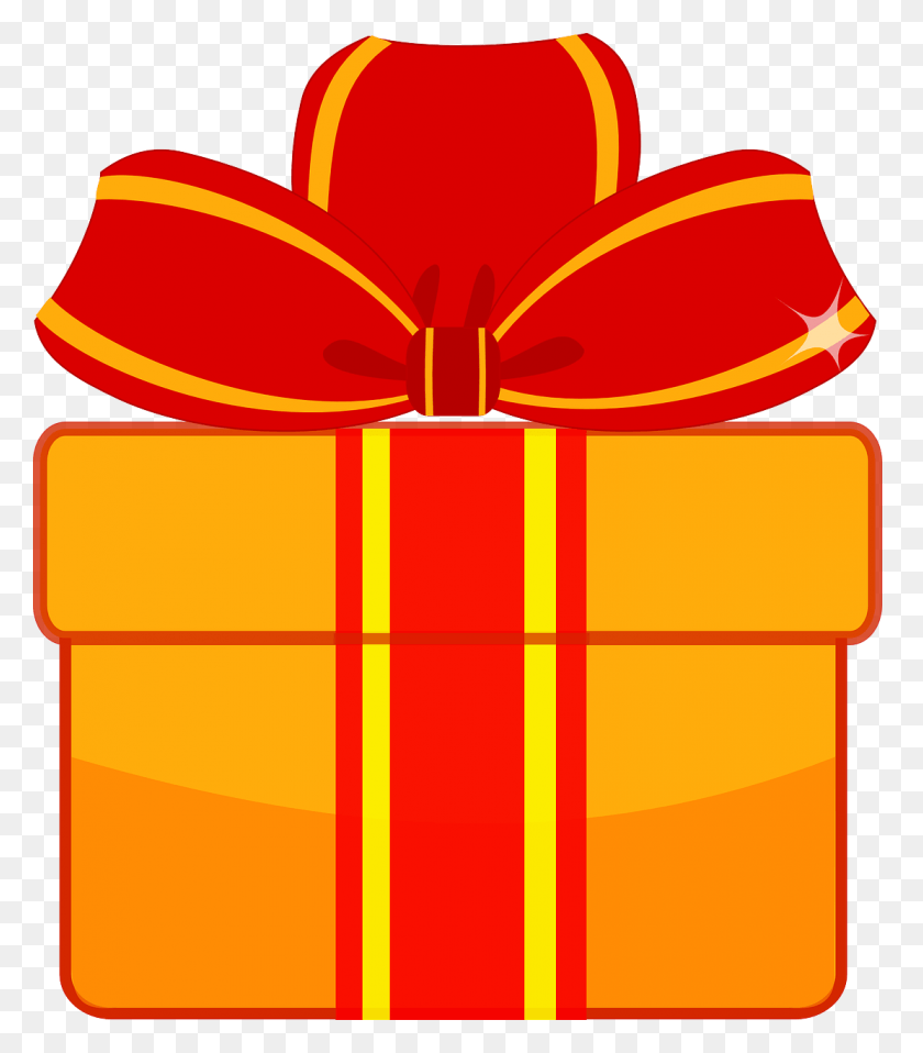 1111x1280 Present Wrapped Christmas Image Gambar Animasi Kotak Kado, Gift HD PNG Download