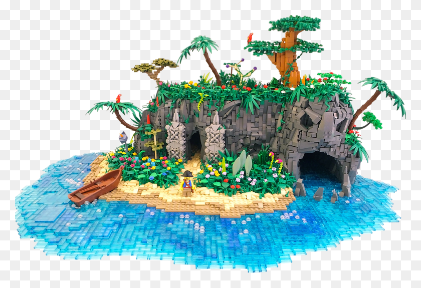 1384x914 Presentation Lego Skull Island, Water, Nature, Outdoors HD PNG Download