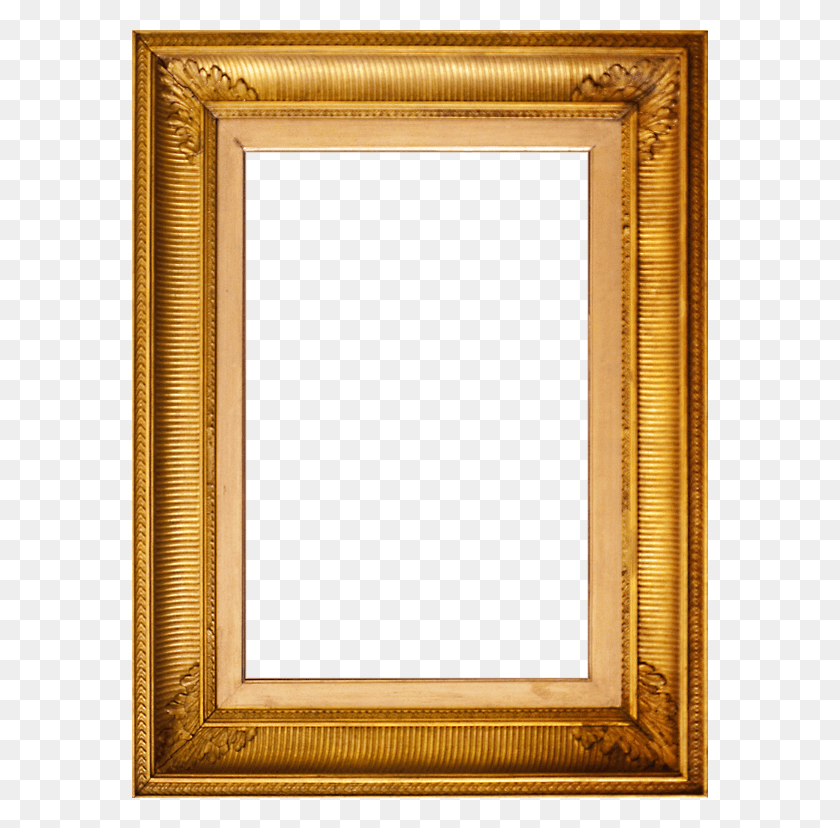 576x768 Presentation Photo Frames Classic Painting Frame, Gold, Mirror, Rug HD PNG Download