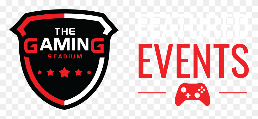 4074x1723 Presented By The Gaming Stadium Emblem, Word, Text, Label HD PNG Download