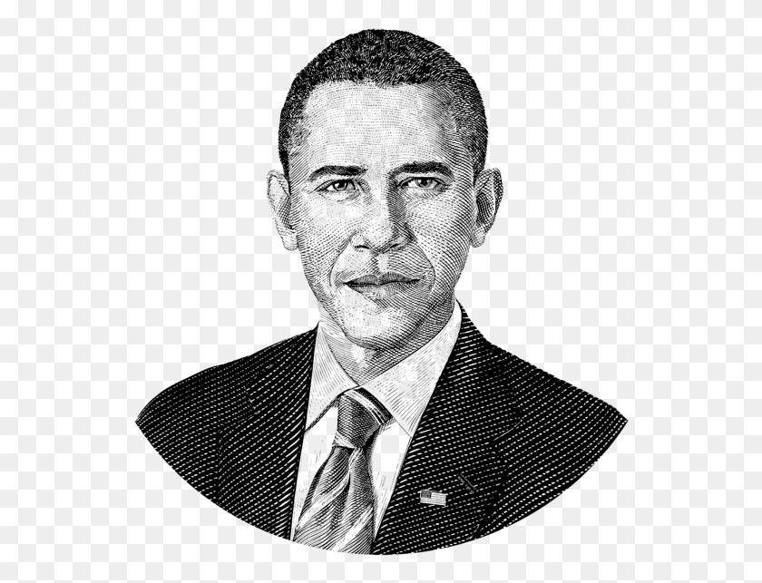 546x583 Президент Барак График Барак Обама, Голова, Человек Hd Png Скачать