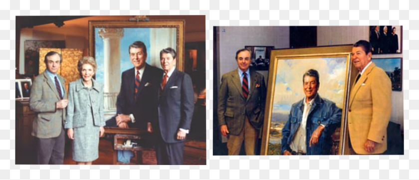 900x348 El Presidente Ronald Reagan, Ronald Reagan, Retrato, Corbata, Accesorios, Accesorio Hd Png
