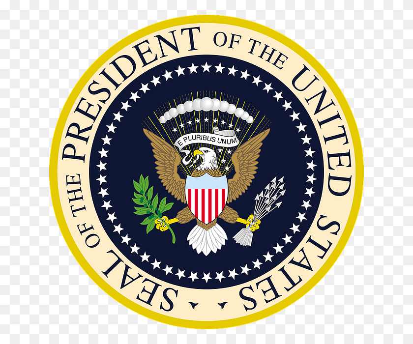 640x640 President Trump Confirms Promise For Law And Order Council Of Economic Advisers, Logo, Symbol, Trademark HD PNG Download