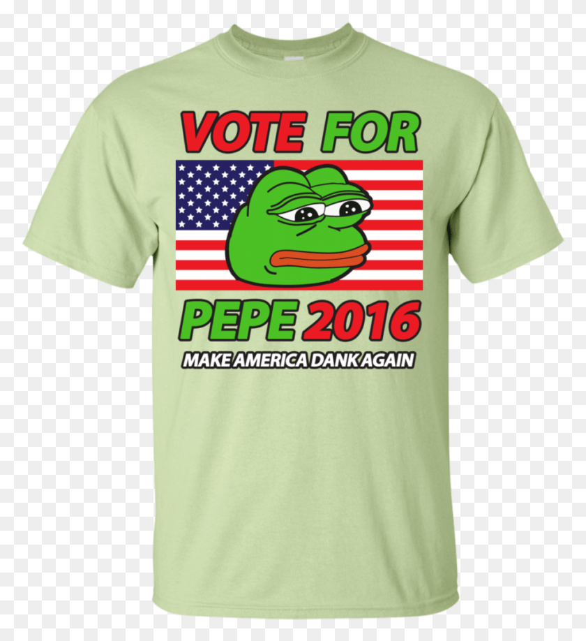 921x1014 President Vote Pepe Sad Frog For President 2016 Presidentauto Blank Shirt Light Blue, Clothing, Apparel, T-shirt HD PNG Download