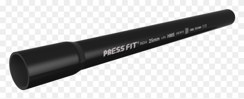 858x311 Press Fit Pvc Conduit Pipe Optical Instrument, Baseball Bat, Baseball, Team Sport HD PNG Download