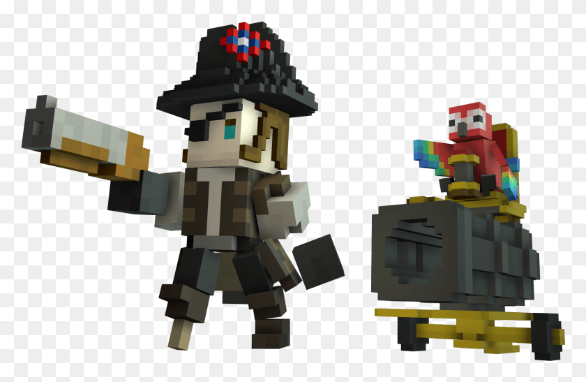 1580x988 Pretend Pirate A Little Misdirection Never Hurt Anyone Trove Pirate Captain, Toy, Minecraft, Robot HD PNG Download