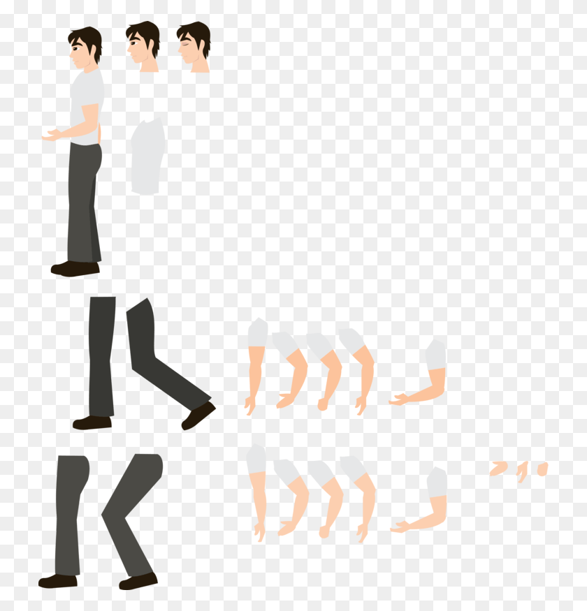 730x815 Pretty Boy Side Profile Template Figure Skating, Person, Human, Hand HD PNG Download