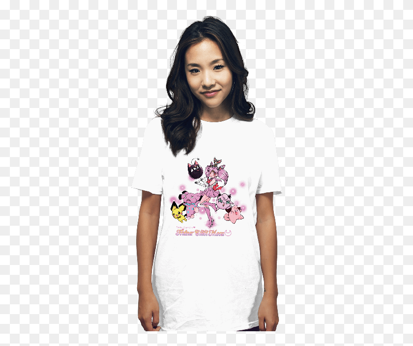 309x645 Pretty Guardian Trainer Chibi Moon Sailor Meow T Shirt, Clothing, Apparel, Person HD PNG Download