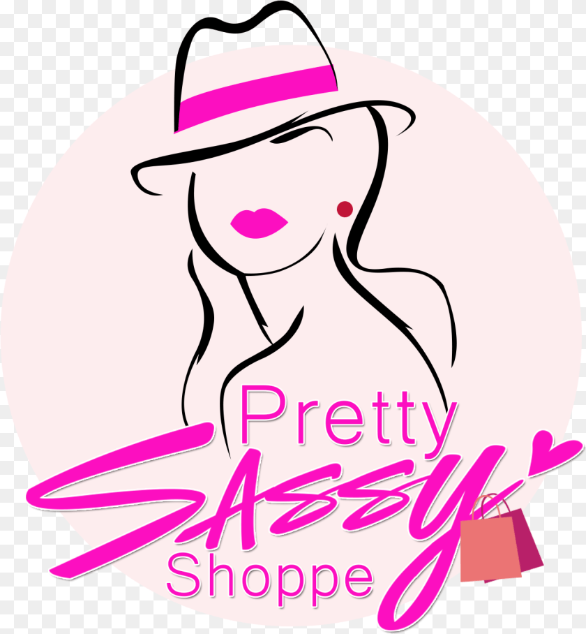 Pretty Sassy Shoppe, Clothing, Hat, Book, Publication Sticker PNG