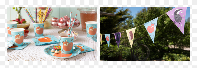 1004x298 Pretty Up The Place With Party Decorations Teacup, Cream, Dessert, Food HD PNG Download