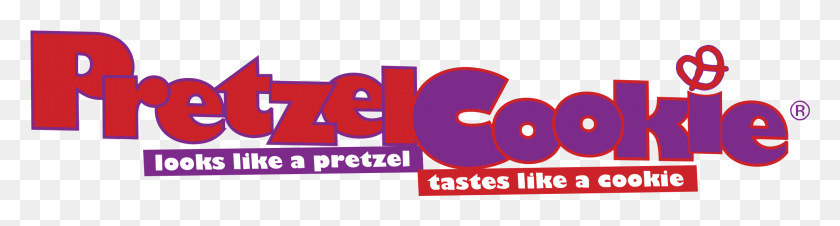 2235x477 Pretzel Cookie Logo Transparent Carmine, Crowd, Face, Text HD PNG Download