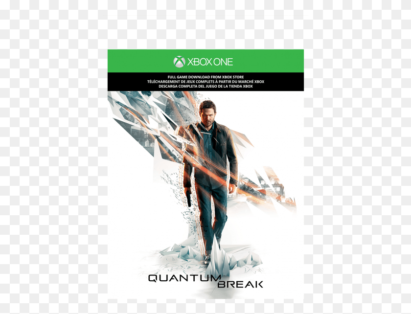 422x582 Prev Next Cover Quantum Break Xbox One, Человек, Человек, Плакат Hd Png Скачать