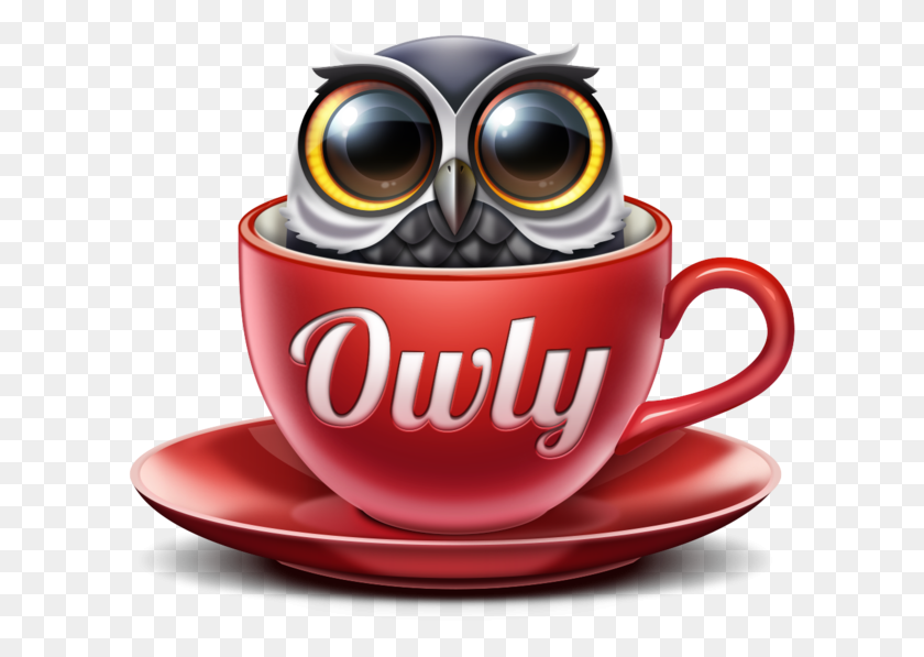 607x537 Запретить Отображение Сна 4 Owly Mac, Чашка Кофе, Чашка, Торт Ко Дню Рождения Png Скачать