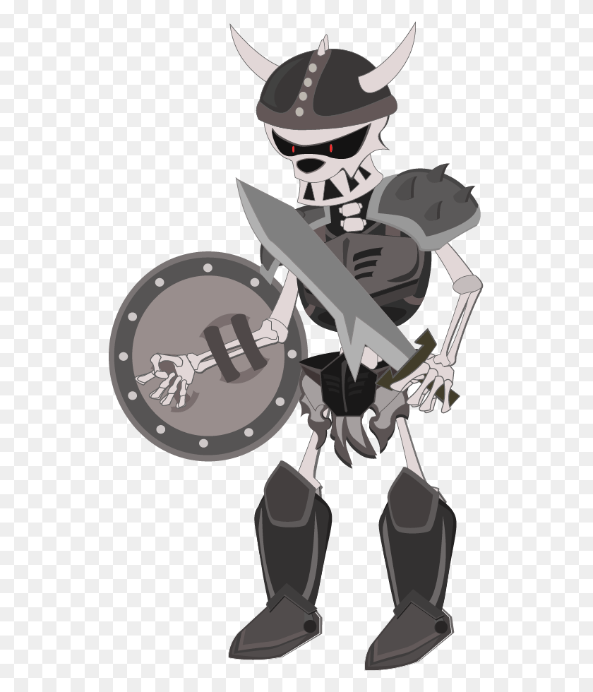 531x920 Preview Skeleton Warrior Animations Zip, Armor, Shield HD PNG Download