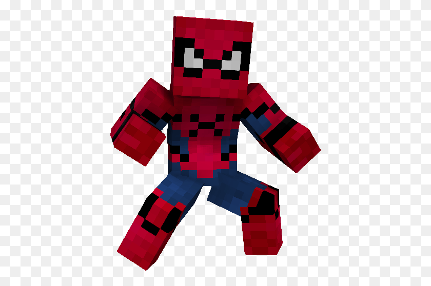 412x498 Preview Spiderman Homecoming Minecraft Spiderman Skin, Toy, Robot HD PNG Download