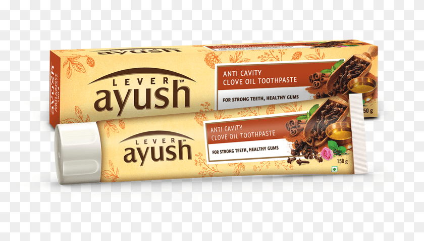 1101x589 Previous Ayush Anti Cavity Clove Oil Toothpaste, Food, Text, Bread HD PNG Download